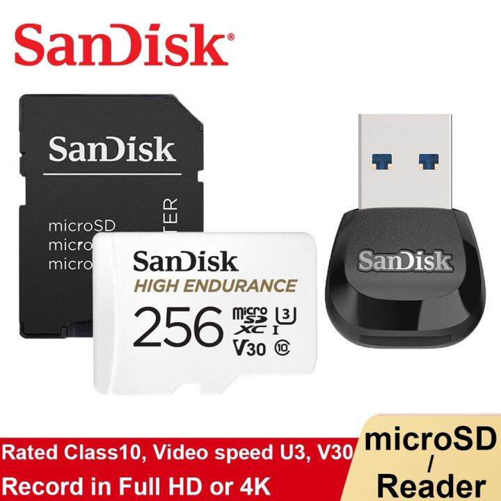 Sandisk ทนทานสูงวิดีโอการ์ด Micro SD XC Mobilemate USB 3.0 Reader C10 ...