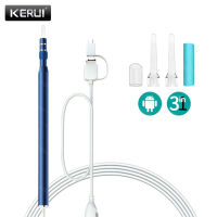 KERUI 3 In 1 OTG ภาพหูทำความสะอาด Endoscope เครื่องมือวิเคราะห์หูทำความสะอาด Picker Android กล้องจิ๋วหูปากจมูก Otoscope