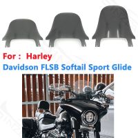 สำหรับ Harley Davidson FLSB Softail Sport Glide 2018 2019 2020 2021กระจกบังลมแผ่นเบนทางลมสีดำเทา