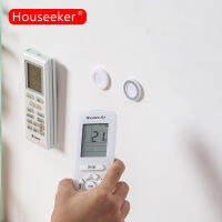 Houseeker 1ชุดรีโมทคอนโทรลแม่เหล็กตะขอแขวนติดผนังแรงที่ยึดแม่เหล็กตะขอสติ๊กเกอร์ตู้เย็นที่เก็บของจัดระเบียบภายในบ้าน