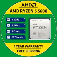 ใหม่ AMD Ryzen 5 5600 R5 5600 3.5 GHz หกแกนสิบสองเกลียว7NM เครื่องประมวลผลซีพียู65W L3 = 32M 100-000000 927ซ็อกเก็ต AM4ไม่มีพัดลม