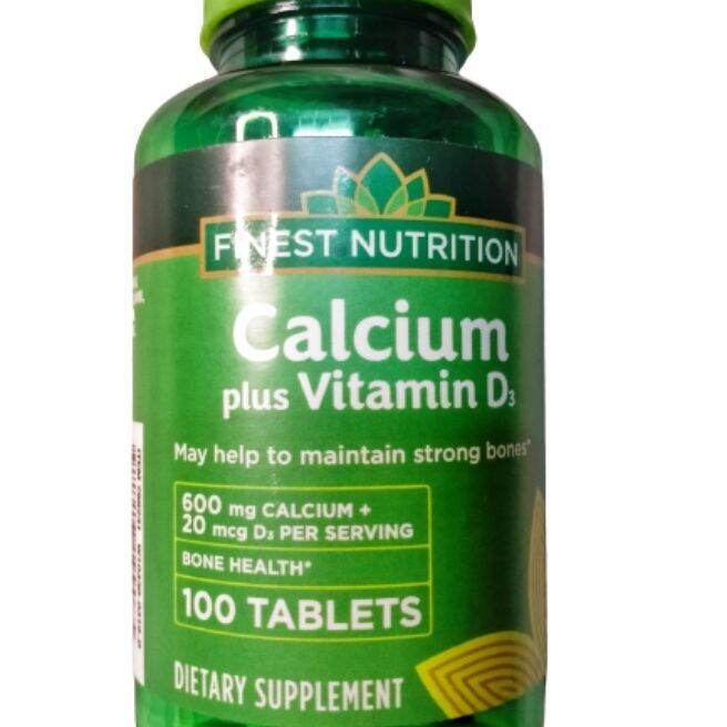 FINEST NUTRITION CALCIUM plus Vitamin D3 Lazada PH