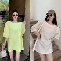 พร้อมส่ง 2 สี ? Munmun dress เดรสแขนยาวตัวสั้น (36198)