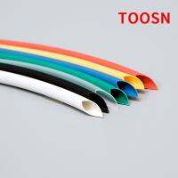 ☾ 1Meter 2:1 Black Red Green Blue Yellow 1 2 3 4 5 6 mm Diameter Heatshrink Tubing Tube Sleeving Wrap Wire DIY Connector Repair