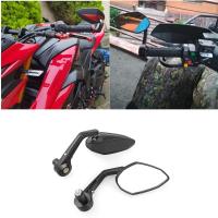 7/8" 22MM Motorcycle Handlebar Bar End Rearview Rear View Side Mirrors Convex Glass Universal for Yamaha Street bike Scooter Mirrors