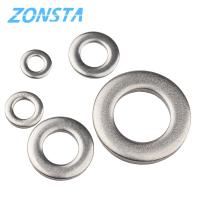 Mesin Cuci Datar M2 M2.5 M3 M4 M5 M6 M8 M10 M12 M14 M16 304 Meson Baja Tahan Karat Pencuci Polos Pengatur Jarak Gasket Shim Ectron