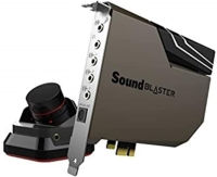 Creative Sound Blaster AE-7 Hi-Res Internal PCIe Sound Card, Quad-Core Processor, 127dB DNR ESS SABRE-class 9018 DAC, Xamp Discrete Custom Bi-amp, Discrete 5.1/Virtual 7.1, Dolby, DTS Encoding (Black) Option 3: 127dB SNR with Audio Control Module