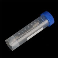 JYYP-10 Pcs 50ml Plastic Screw Cap Flat Bottom Centrifuge Test Tube With Scale Free-Standing Centrifugal Tubes Laboratory Fittings