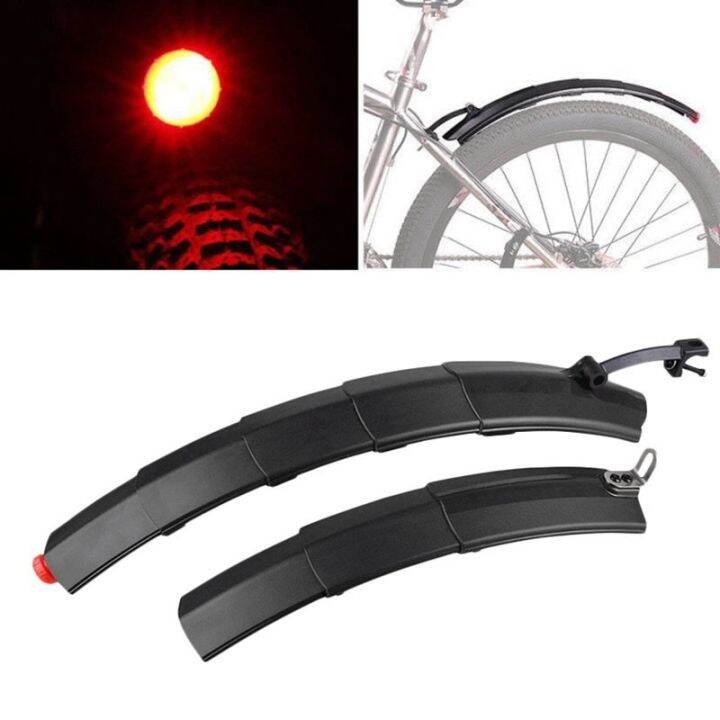 telescopic bicycle mudguards