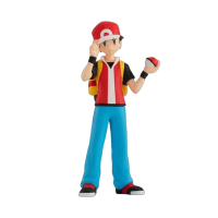 Genuine Bandai POKEMON Scale World Kanto Region Ash Ketchum Snorlax Anime Action Figures Shokugan Model Figure Toys Gift For Kid