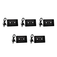 5X Universal Cassette Bluetooth 5.0 Audio Car Tape Aux Stereo Adapter with Mic for Phone MP3 AUX Cable CD Player