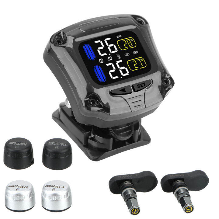 MOTO TPMS Wireless Tire Pressure Sensor Motorcycle Motorbike Support