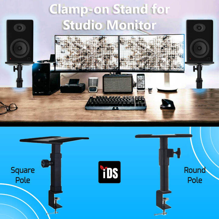 [iDS] Desktop ClampOn Studio Monitor Stand Speaker Stand Speaker