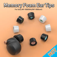 Memory Foam Ear Tips For Sony WF-1000XM4 WF-1000XM3 Replacement Earbud Tips Noise Reduction Ear Plugs Caps Covers Ear Pads Tips ใช้สำหรับหูฟัง SonyWf - 1000 xm 4 หัว WF - 1000 xm 3 หูฟังซิลิโคนไร้สาย