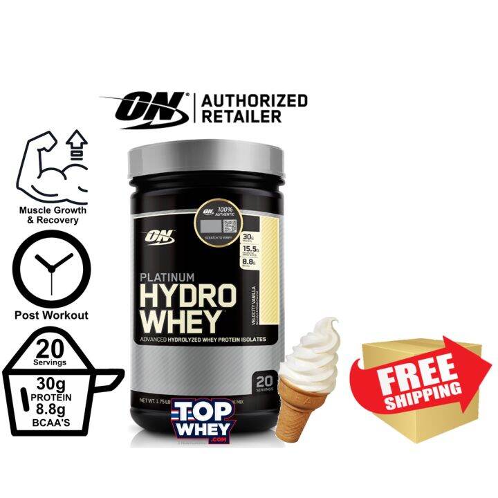 Optimum Nutrition Platinum Hydro Whey Protein Isolate Protein 1.75 LBS