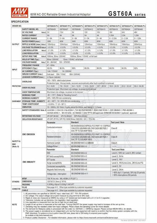 ส่งหมายถึงดี-gst60a05-a07-a09-a12-a15-a18-a24-a48-p1j-แหล่งจ่ายไฟอะแดปเตอร์60w