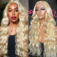 【LZ】♦ஐ  Blonde 613 Body Wave Glueless Preplucked Human Wigs Ready To Go For Women 30 36 Inch 13x4 13x6 Hd Lace Front Human Hair Wigs