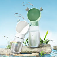 2 In 1 Portable Dog Water Food Bottle For Small Big Dogs Outdoor Travel Drinking Bowl Puppy Cat Water Dispenser Accessories