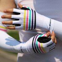 hotx【DT】 Anti-slip Wear Resistant Wreathable Proof and Shock-absorbing Cycling Gloves for Men