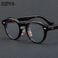 รอบ Cat Eye Vintage แบรนด์หรู Handmade Acetate กรอบแว่นตาผู้หญิงผู้ชาย Optical Prescription แว่นตากรอบ60829