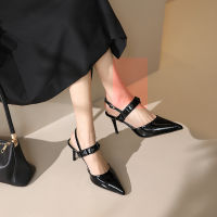 2022 summer womens sandals natural leather 22-24.5cm cowhide upper Metal rivet stiletto heel high heels Sandals women shoes