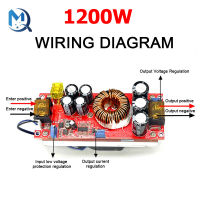 1200W DC Converter Boost รถ Step-Up โมดูลแหล่งจ่ายไฟ DC10-60V 20A ตัวแปลงแรงดันไฟฟ้า CV Boost Converter Regulator