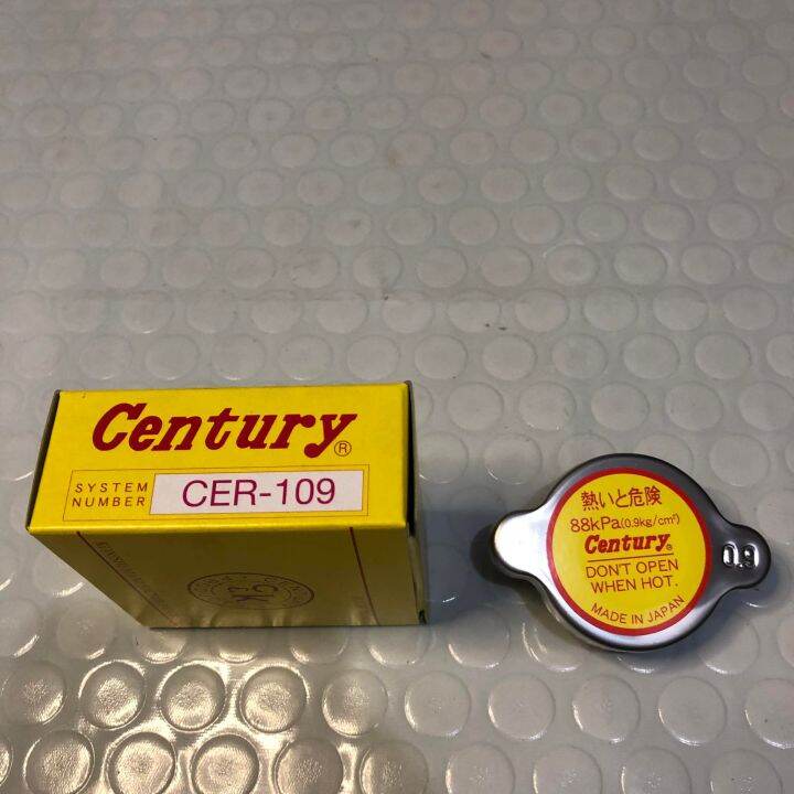 CENTURY RADIATOR CAP CER109 0.9 Kgf/cm (88kkPa) MADE IN JAPAN Lazada PH