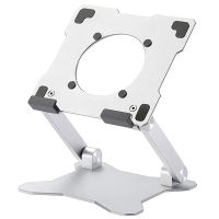 Aluminum Alloy Tablet Stand Dual-Axis Adjustable Portable Monitor Stand, Desktop Laptop Stand for iPad Pro