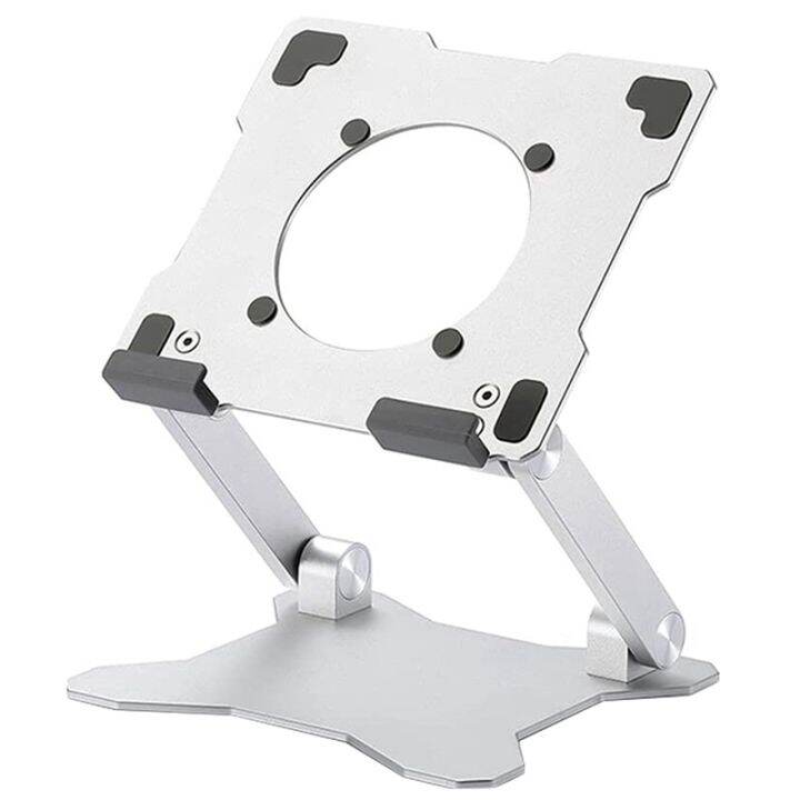 Aluminum Alloy Tablet Stand DualAxis Adjustable Portable Monitor Stand, Desktop Laptop Stand