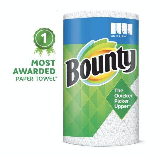 1 Roll Bounty SelectASize Longer Paper Towel Price Per Roll More