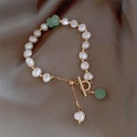 Luxury Jewelry for Women Imitation Stone Pearl Pendant Bracelet for Women Charm Lucky Bracelet Party Jewelry Gift Pulsera Mujer