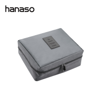 Hanaso กระเป๋าใส่อุปกรณ์อาบน้ำ กระเป๋าเครื่องสำอาง กันน้ำแบบพกพา เก็บเครื่องสำอางค์ ครีม ยาสีฟัน ขนาด 18x21x8 ซม. กระเป๋าจัดระเบียบ