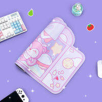 Kawaii ขนาดใหญ่แผ่นรองเมาส์เล่นเกมพิเศษ XXL สีม่วงสัตว์ข้ามน่ารักจ้า Pad แป้นพิมพ์คอมพิวเตอร์แล็ปท็อป Gamer อุปกรณ์โต๊ะ