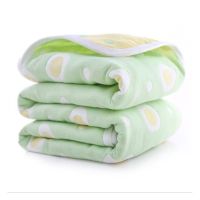 【jw】♟  Six layers gauze pure baby towel 150x200CM 120x150CM high ventilation Machine Washable summer quilt