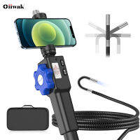 Oiiwak F408A 8.5มม.360 ° หมุน Endoscope อุตสาหกรรม2MP 8 LED ไฟ Multi-Function Borescope กล้อง Snake สำหรับ Android /TYPE-C/PC/Ios