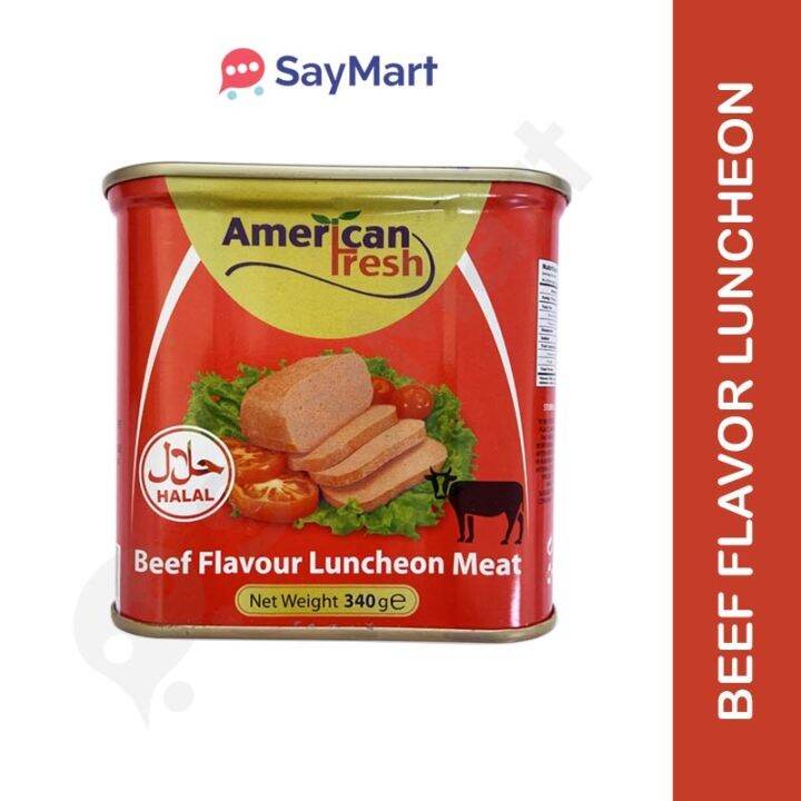 AMERICAN FRESH BEEF LUNCHEON MEAT 340G (HALAL FOOD) Lazada PH