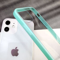 Huawei Y9(2018) / Nova2i / GR5  เคสใสขอบสี สีเขียวมิ้น