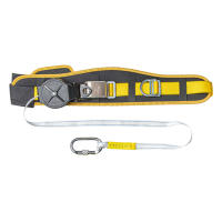 Safety Climbing Rappelling Waist Belt with Carabiner