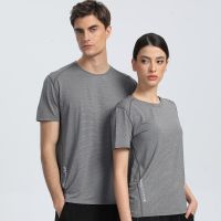 Mens Short sleeve And Womens T-shirtFitness Clothes Quick-Drying Breathable Sports Running Outer Wear Walking Casual Wear