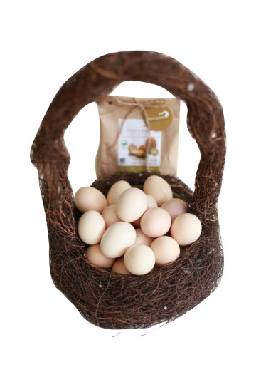 Hà nội - trứng gà hữu cơ em green orfarm túi 10 quả - giao nhanh - ảnh sản phẩm 1