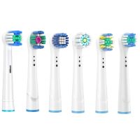 R Precision Clean Brush Heads For Braun Oral B Electric Toothbrush 4Pcs Replacement Toothbrush Brush Head For Oral-B Oralb Nozzles