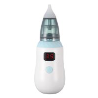 เครื่องช่วยหายใจทางจมูกทารกแรกเกิดเครื่องทำความสะอาดจมูกไฟฟ้า Safe Hygienic Nose Aspirator Bebe Care Sucker Kids Sniffing Equipment New