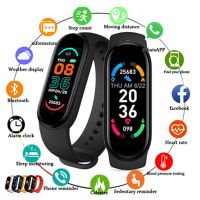 ✺♠♧ M6 For Xiaomi iPhone Smart Watch Bluetooth Digital Watches Global Version Smart Band 6 My Band 6 Sport Bracelet Wateproof Smartw