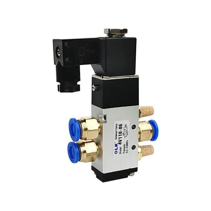 20234V110-06 Pneumatic Control Solenoid Valve AC220V DC24V DC12V AC110V ...