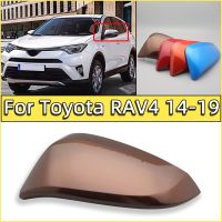 ฝาครอบกระจกมองหลังสำหรับ Toyota Rav4 2015 2016 2017 2018 2019ประตูกระจกด้านนอกหัวปั๊มขวด