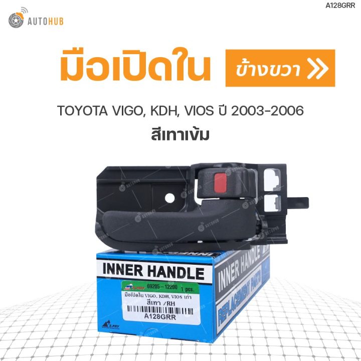 มือเปิดใน-ยี่ห้อ-s-pry-สำหรับรถ-toyota-vigo-kun-kdh-vios-ปี-2003-2006-1ชิ้น-oem