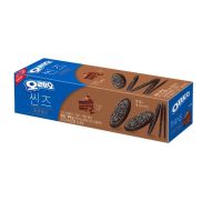 Nabisco Oreo Thins Choco Mousse Chocolate 84g นาบิสโก้ โอริโอ้ทินส์ ช็อกโกแลตแซนวิชคุกกี้ นำเข้าจากเกาหลี