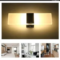 Khối Lập Phương Treo Tường LED Hiện Đại, Đèn Treo Tường Phòng Ngủ Ngoài Trời Trong Nhà