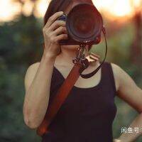 กล้องดิจิตอล Professi สาย DSLR หนังแท้อุปกรณ์ถ่ายภาพ Tali Bahu คู่สายรัดเร็ว