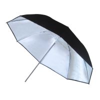 UR02 Umbrella Reflector 43"-Black/Silver